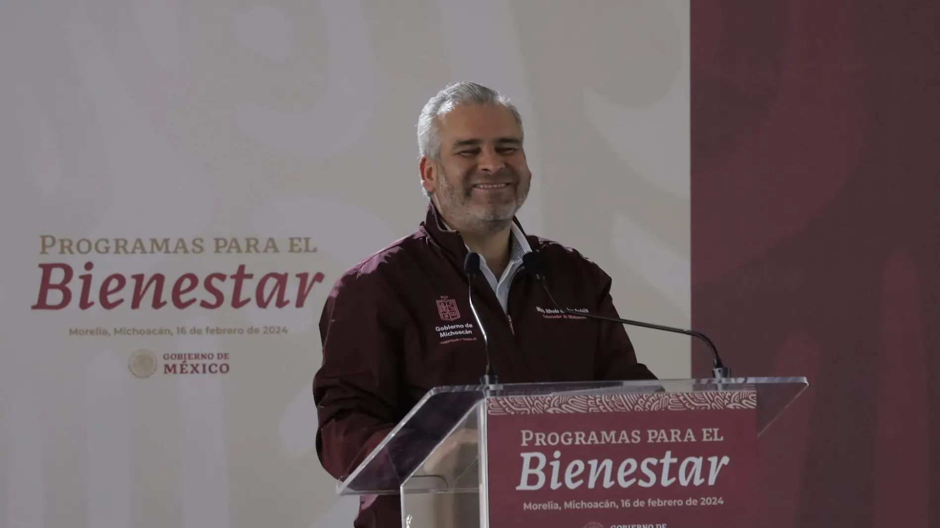 Alfredo Ramírez Bedolla en evento sobre Programas para el Bienestar